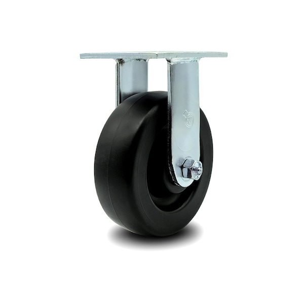 6 Inch Polyolefin Wheel Rigid Caster with Ball Bearing